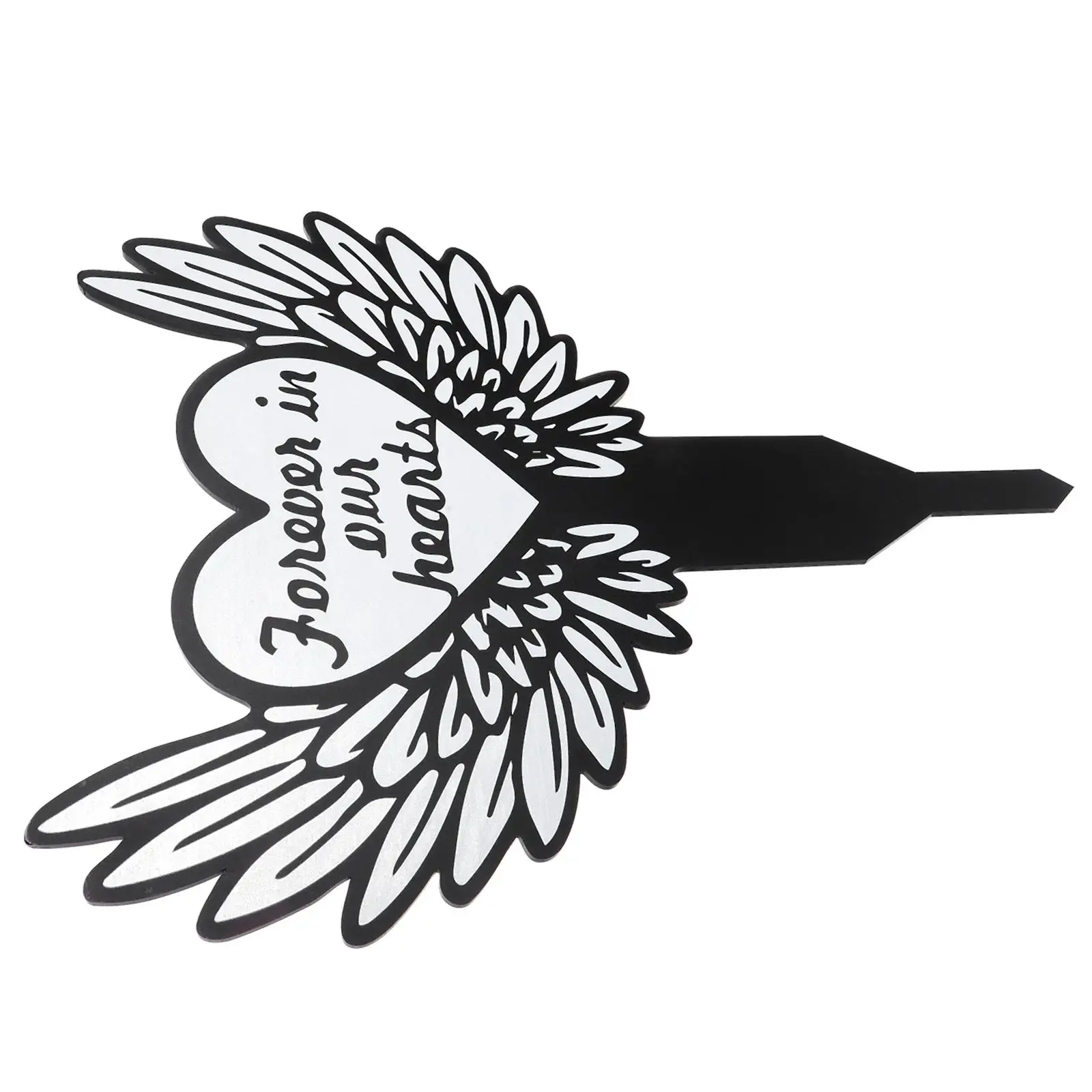 Waterproof Memorial Pile Grave Cross Stake Acrylic Cemetery Decorations Garden Grave Marker Angel Winged Plaque Y669C
Waterproof Memorial Pile Grave Cross Stake Acrylic Cemetery Decorations Garden Grave Marker Angel Winged Plaque Y669C
