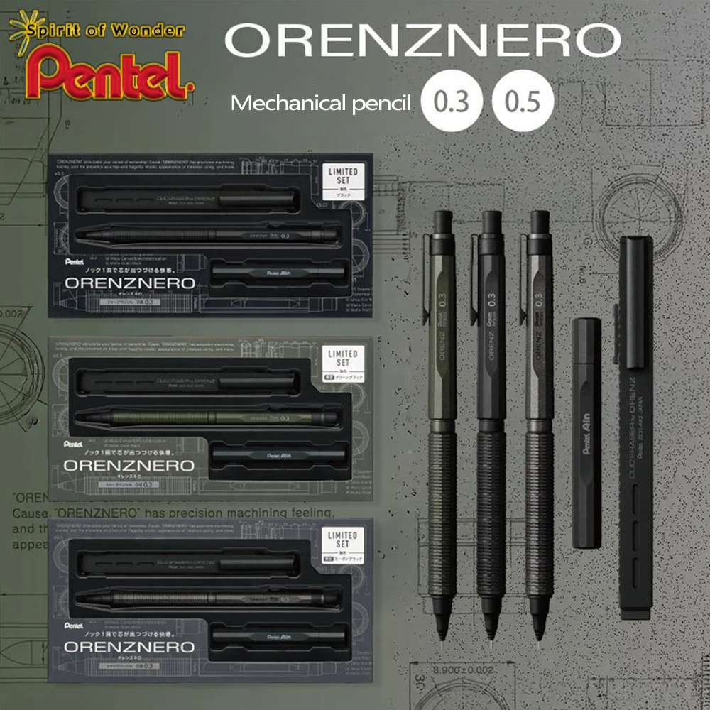 1Set Japan Pentel ORENZNERO Mechanical Pencils Anti Breakage Pencil Leads Drawing Pencil PP3003/PP3005 Kawaii Stationery
1Set Japan Pentel ORENZNERO Mechanical Pencils Anti Breakage Pencil Leads Drawing Pencil PP3003/PP3005 Kawaii Stationery