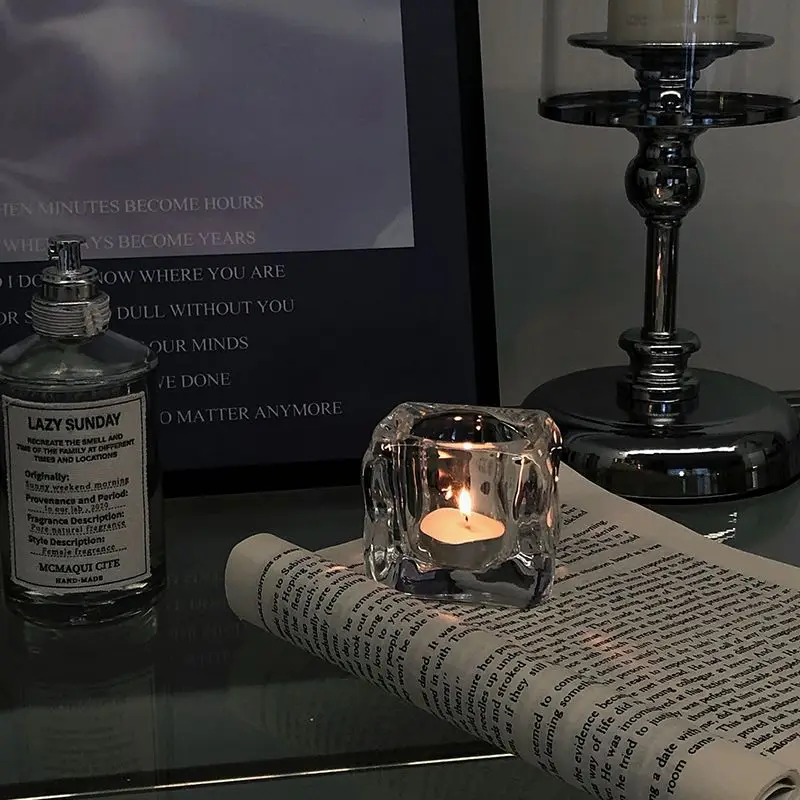 2pcs Imitation Ice Cube Glass Candle Holder High Transparent Vintage INS Light Luxury Desktop Shooting Decor Ornament
2pcs Imitation Ice Cube Glass Candle Holder High Transparent Vintage INS Light Luxury Desktop Shooting Decor Ornament