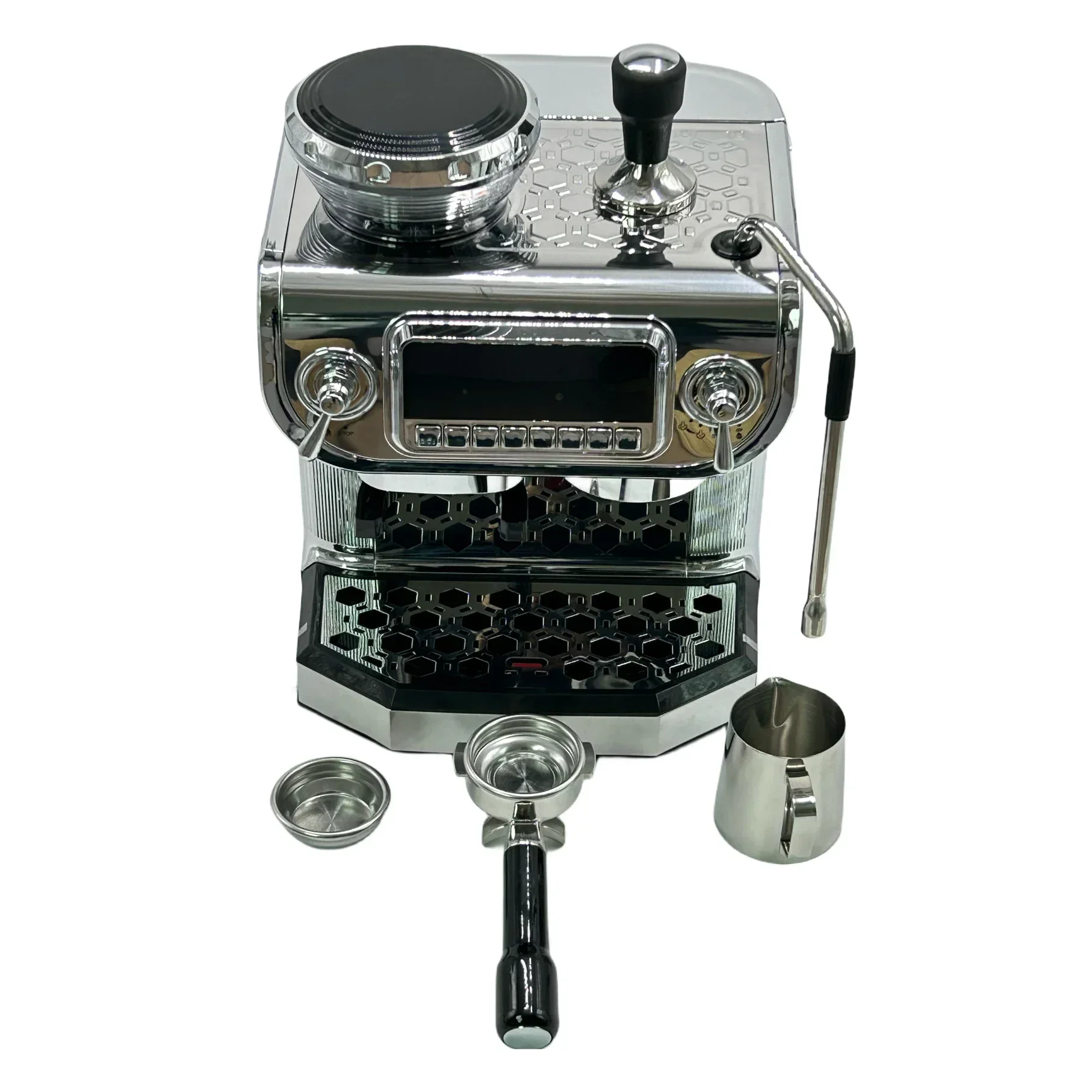 Selected Good Items 15 Bar Pump Espresso Coffee Machine Commercial Semi-Automatic Grinder Stainless Steel Household Car
Selected Good Items 15 Bar Pump Espresso Coffee Machine Commercial Semi-Automatic Grinder Stainless Steel Household Car