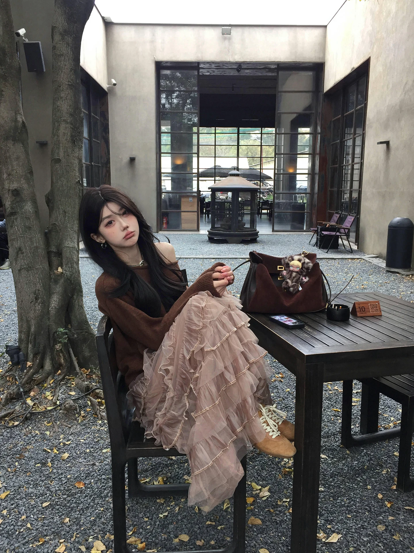 FEMPILOT Korean Retro oulder Bared Knitted Top with Me Puffy Skirt Two Piece Set Women's Faion Spring Outfit
FEMPILOT Korean Retro oulder Bared Knitted Top with Me Puffy Skirt Two Piece Set Women's Faion Spring Outfit