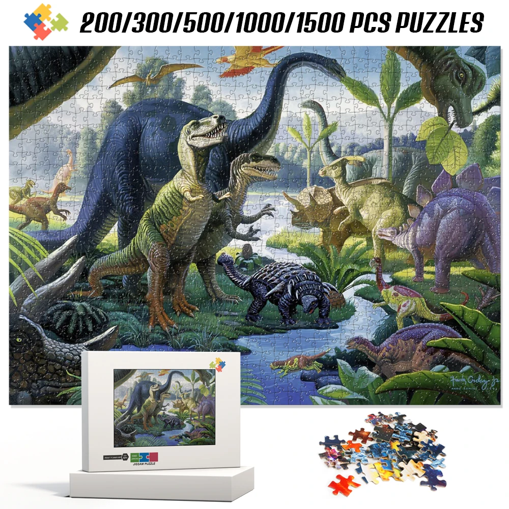 Cartoon Jurassic Dinosaur Puzzle Game for Children Table Games Jigsaw Puzzle Montessori Education Toys for Kids The Best Gift
Cartoon Jurassic Dinosaur Puzzle Game for Children Table Games Jigsaw Puzzle Montessori Education Toys for Kids The Best Gift