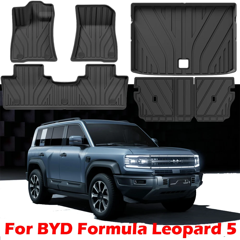 Car Floor Mats Compatible For BYD Formula Leopard 5 2025 2024 2023 TPE Floor Mats & Cargo Liners 3D Waterproof Protectors
Car Floor Mats Compatible For BYD Formula Leopard 5 2025 2024 2023 TPE Floor Mats & Cargo Liners 3D Waterproof Protectors