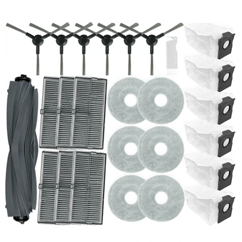 A13R-For Dreame Mova E30 Ultra Vacuum Replacement Parts Main Roller Side Brush Hepa Filter Mop Cloth Dust Bags Accessories A
A13R-For Dreame Mova E30 Ultra Vacuum Replacement Parts Main Roller Side Brush Hepa Filter Mop Cloth Dust Bags Accessories A