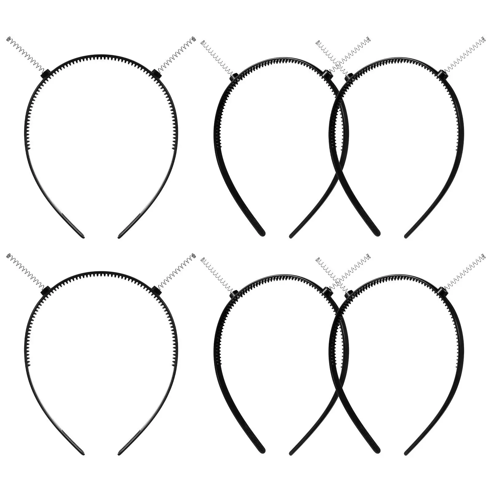 6 Pcs DIY Craft Hairbands Accessories Head Headbands for Women Spring Black Plastic Comb
6 Pcs DIY Craft Hairbands Accessories Head Headbands for Women Spring Black Plastic Comb
