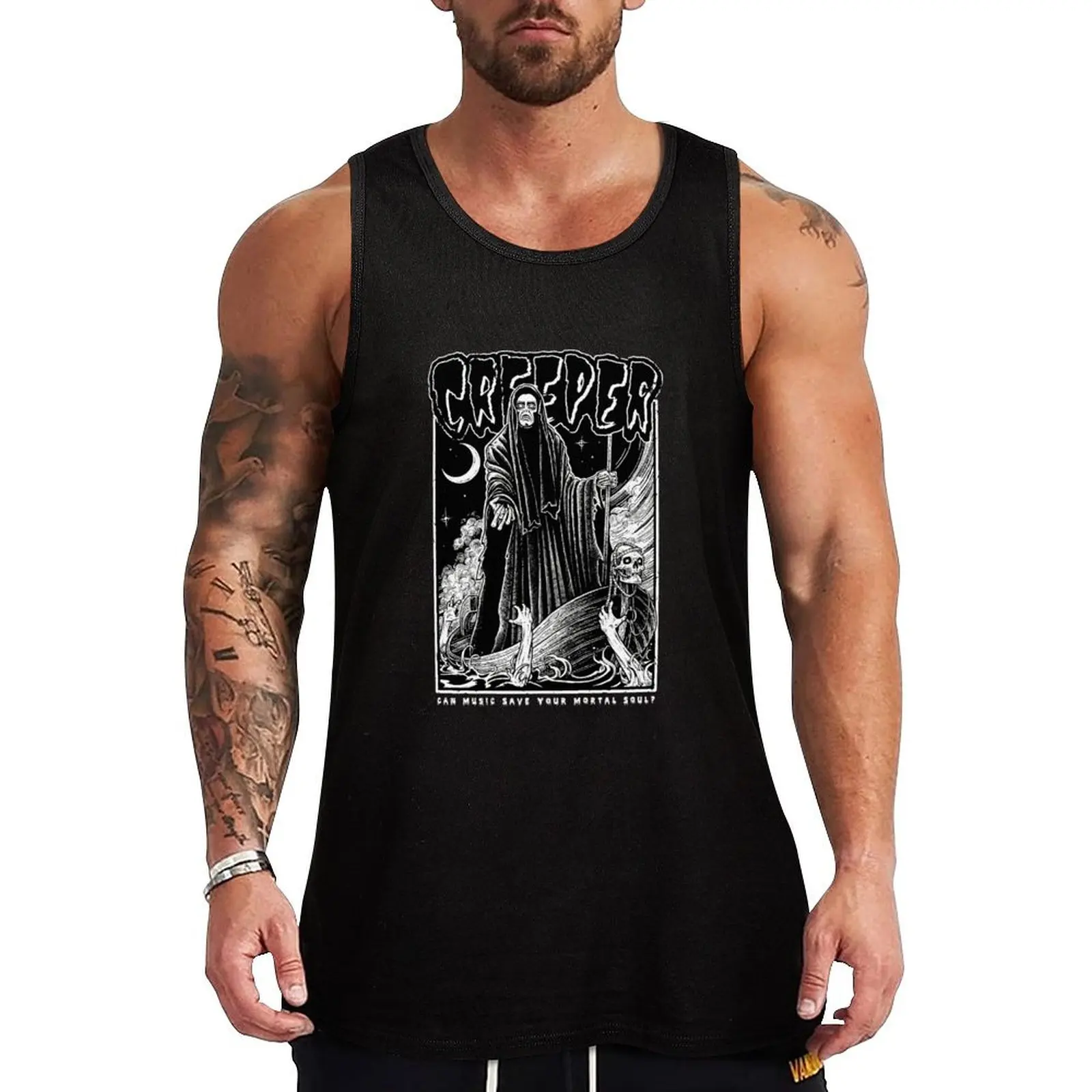 Official Creeper Mens Tank Top Sleeveless Basic Tee Soft Regular Fit Tank Top
Official Creeper Mens Tank Top Sleeveless Basic Tee Soft Regular Fit Tank Top