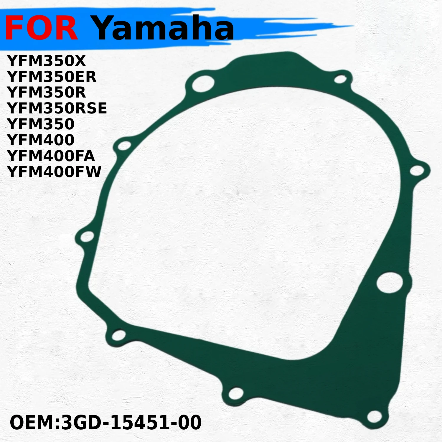 3GD-15451-00 Stator Magneto Generator Cover Gasket For Yamaha Big Bear 400 YFM400 Kodiak 400 YFM400FW YFM400F YFM40FP YFM40FPT
3GD-15451-00 Stator Magneto Generator Cover Gasket For Yamaha Big Bear 400 YFM400 Kodiak 400 YFM400FW YFM400F YFM40FP YFM40FPT