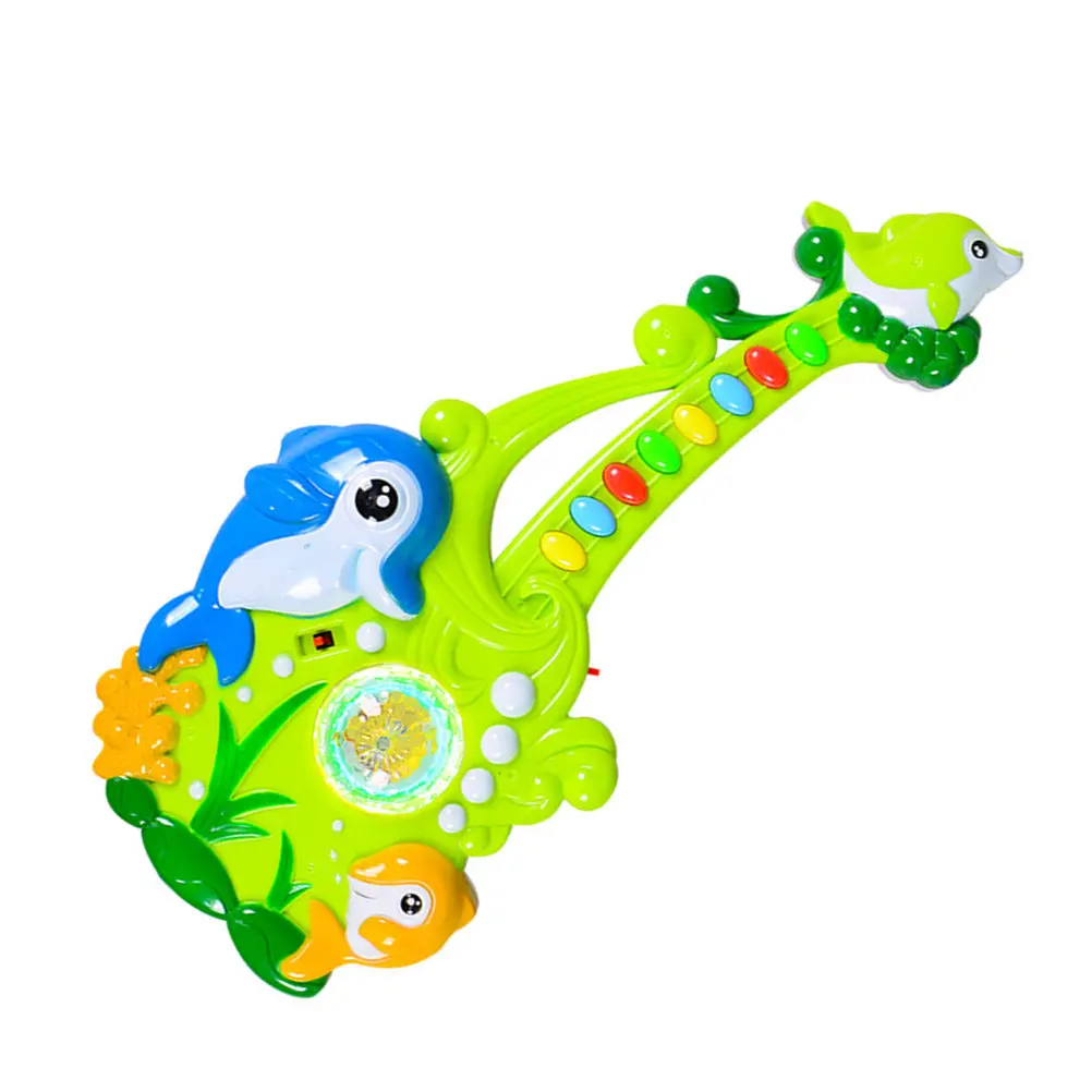 Electric Music Guitar Plastic Baby Musical Educational Instrument 0-3 Year Old Baby Playing Without Battery Children Learning
Electric Music Guitar Plastic Baby Musical Educational Instrument 0-3 Year Old Baby Playing Without Battery Children Learning