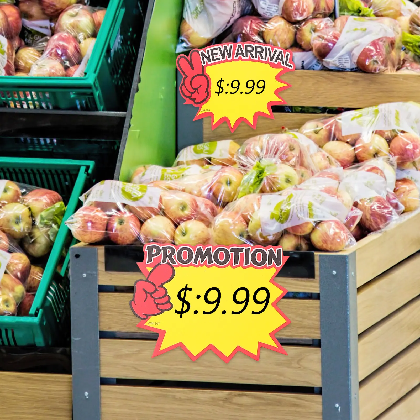 400Pcs Blank Star-Shaped Price Tags Thick Paper Supermarket Retail Store Fruit Vegetable Price Labels Bright Color Eye-Catching
400Pcs Blank Star-Shaped Price Tags Thick Paper Supermarket Retail Store Fruit Vegetable Price Labels Bright Color Eye-Catching