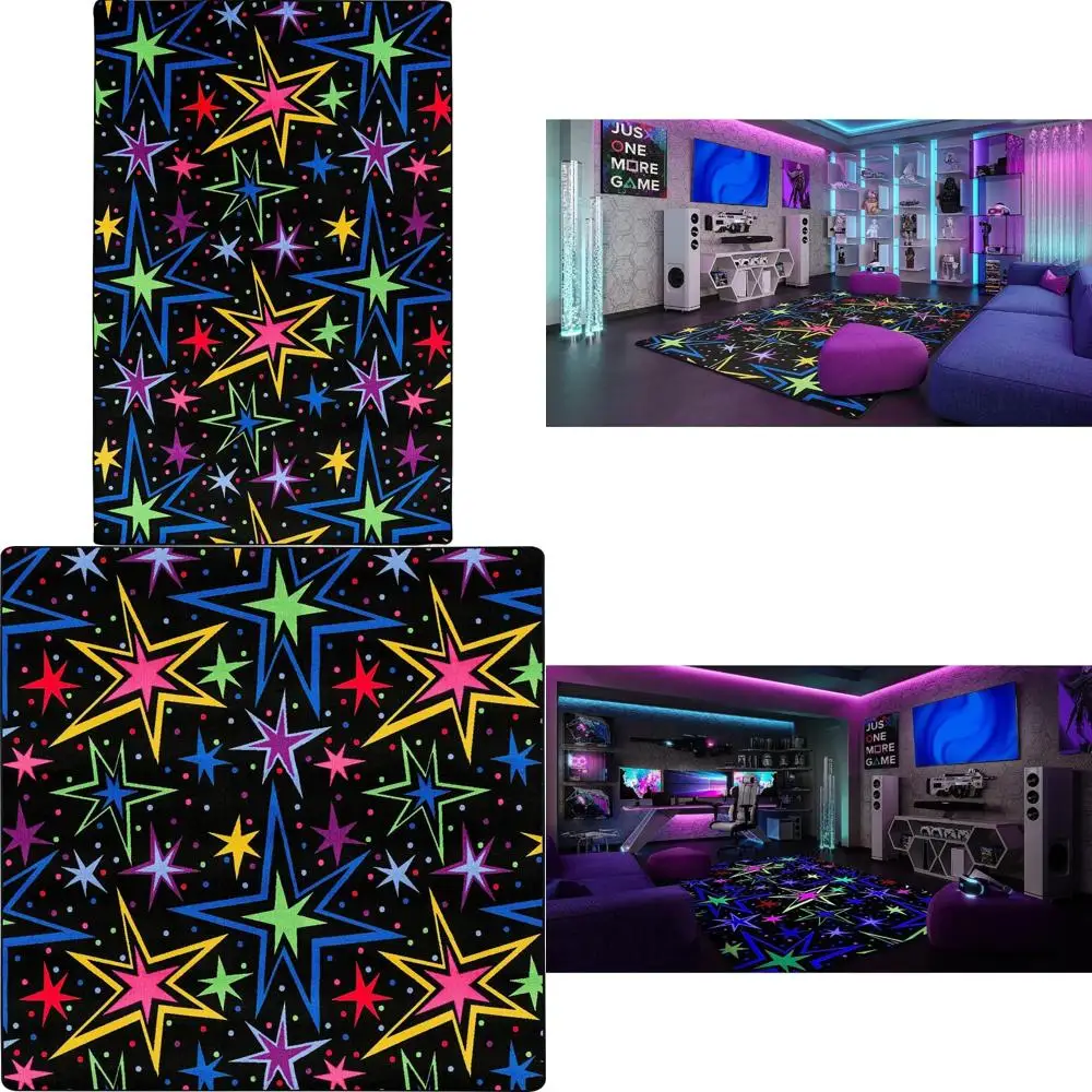 Fluorescent Kapow Design 4' x 6' Area Rug
Fluorescent Kapow Design 4' x 6' Area Rug