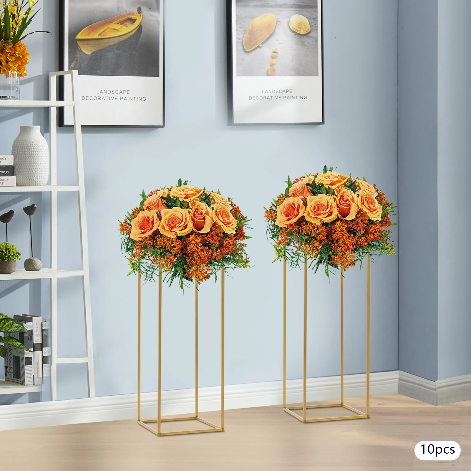 31.5inch Height Metal Flower Stand, Gold, 10 Packs Column Display Rack for Wedding Table Centerpieces
31.5inch Height Metal Flower Stand, Gold, 10 Packs Column Display Rack for Wedding Table Centerpieces