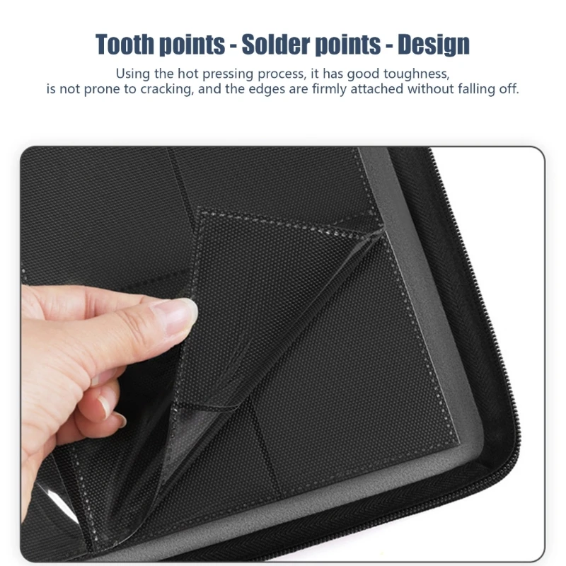 Spacious 9 Pocket Trading Item Storage With Secure Closure System accommodates 360 Items In High Quality PU Leather Cover
Spacious 9 Pocket Trading Item Storage With Secure Closure System accommodates 360 Items In High Quality PU Leather Cover