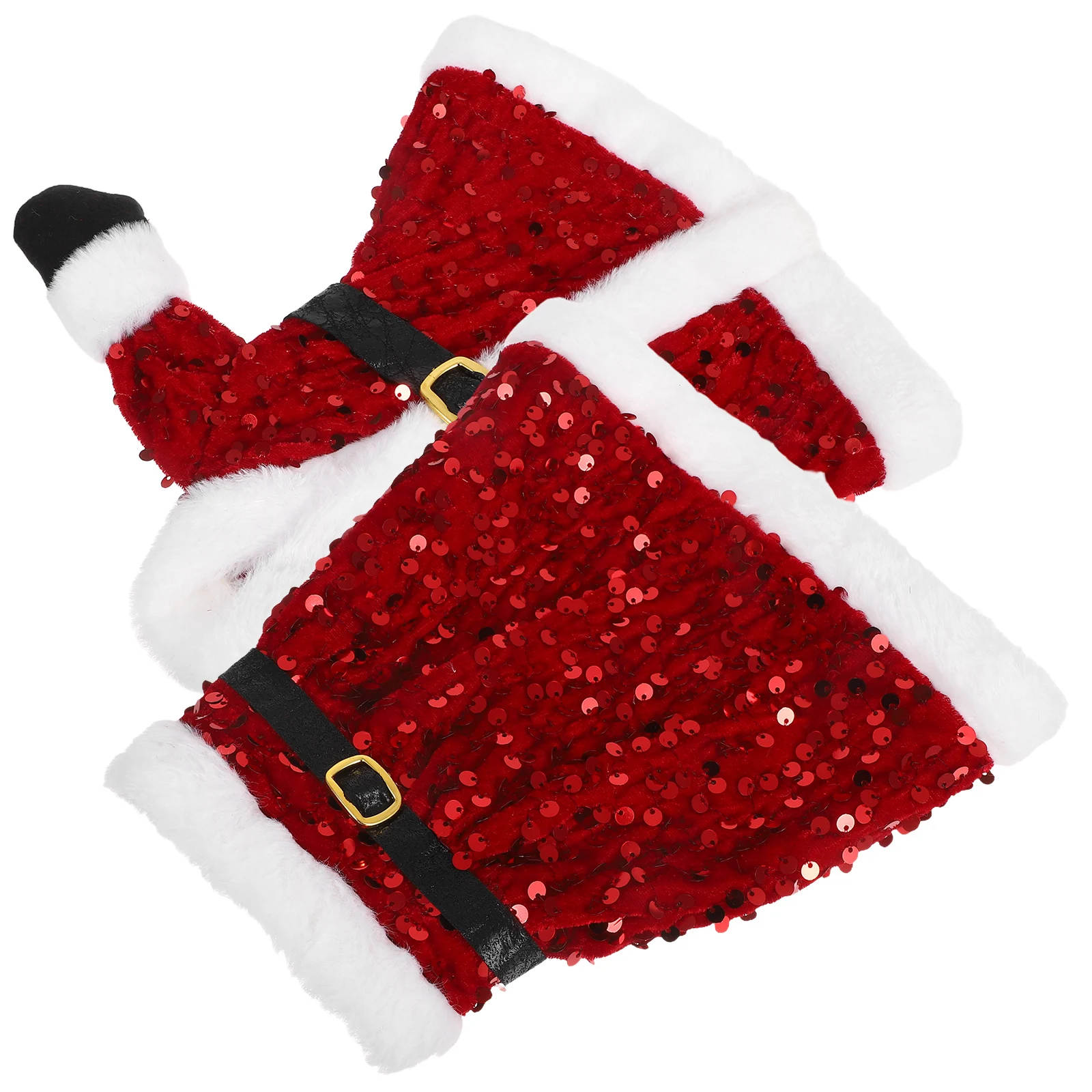 Christmas Wine Bottle Decoration Set Bags Red Pouch Jacket Protective Cover Skirt Cloth Topper 
Christmas Wine Bottle Decoration Set Bags Red Pouch Jacket Protective Cover Skirt Cloth Topper