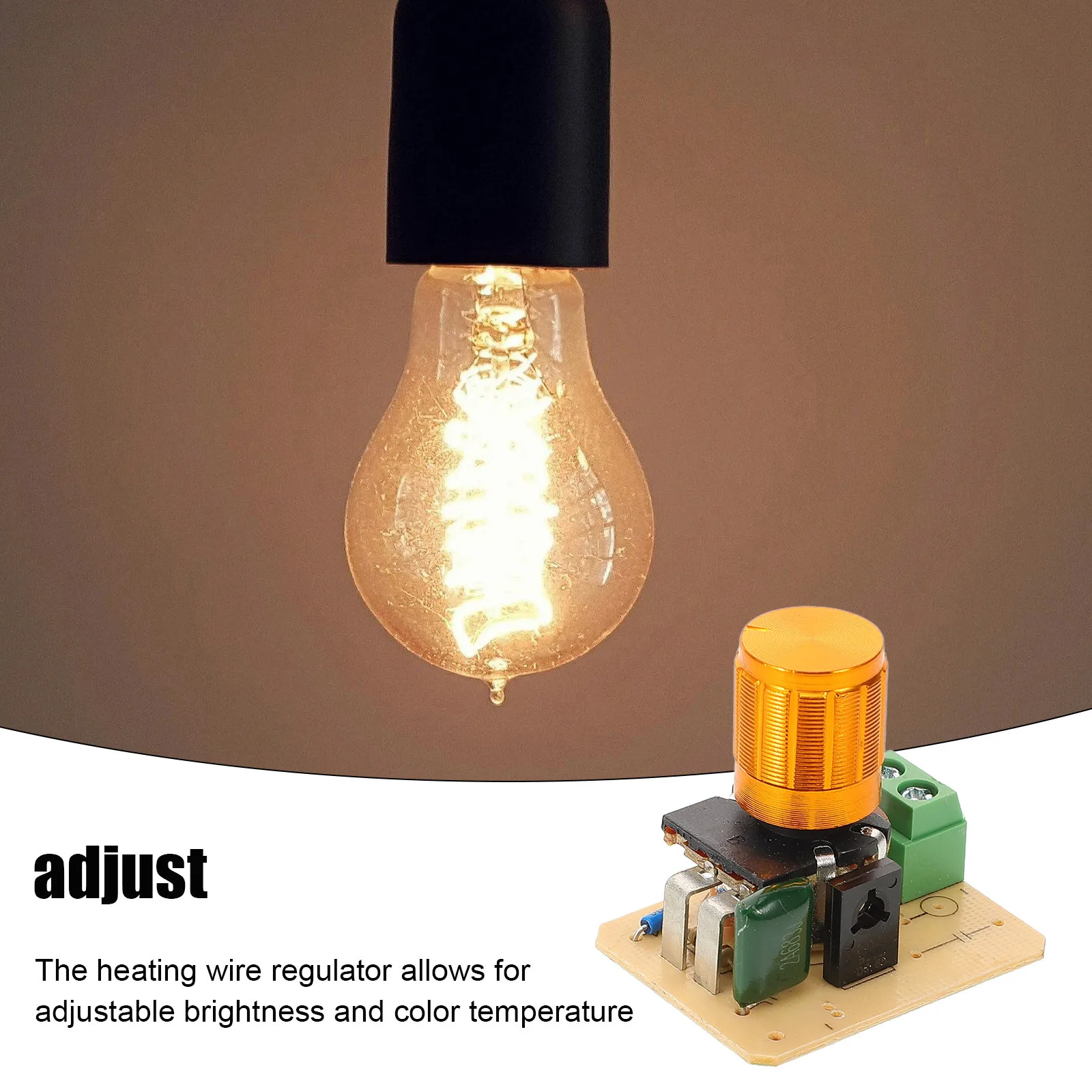 3pcs 150W Dimmer Switch Adjustable Heating Wire Regulator For Electric Bulb Control Multi-Use Potentiometer Home Lighting
3pcs 150W Dimmer Switch Adjustable Heating Wire Regulator For Electric Bulb Control Multi-Use Potentiometer Home Lighting