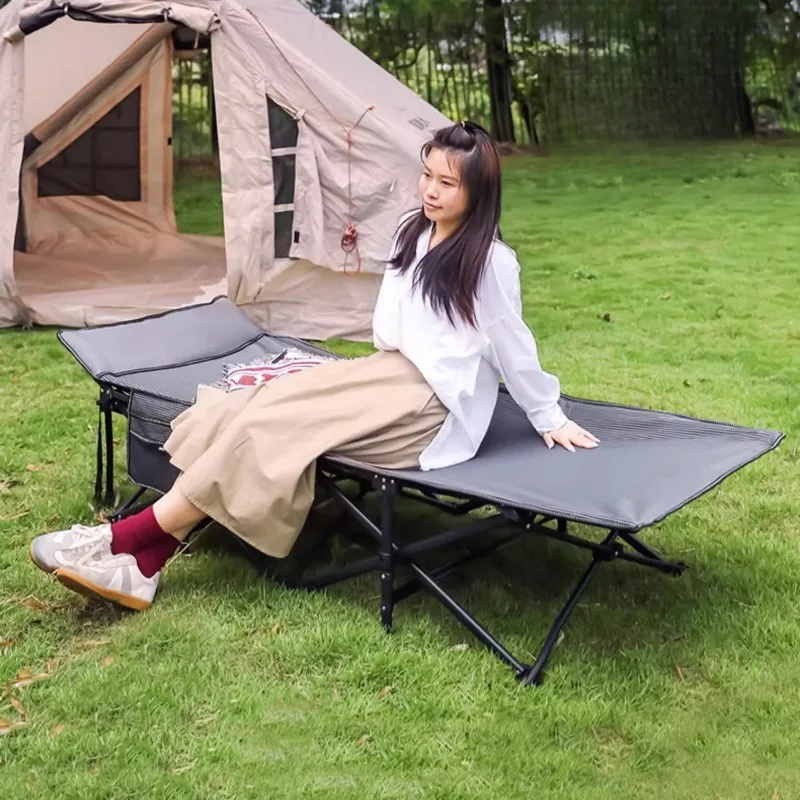Outdoor Folding Camp Bed Portable Beach Collapsible Stable Leisure Relaxing Single Camping Beds Lunch Break Hiking Cots
Outdoor Folding Camp Bed Portable Beach Collapsible Stable Leisure Relaxing Single Camping Beds Lunch Break Hiking Cots