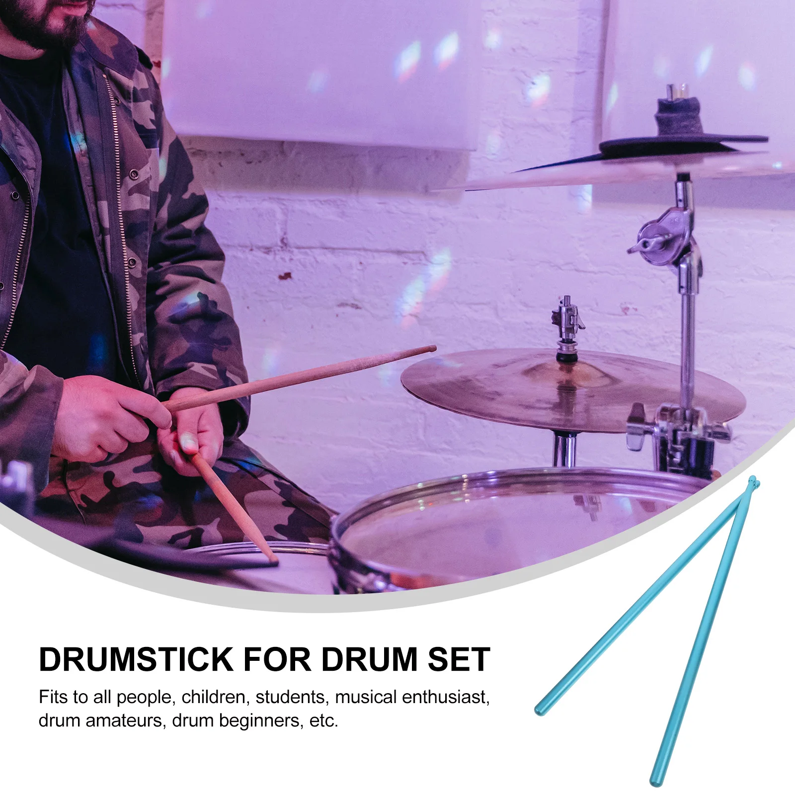 Aluminum Alloy Drumsticks 5A Durable Percussion Instrument Accessory Long Lasting Fine Workmanship Beautiful Melody Daily
Aluminum Alloy Drumsticks 5A Durable Percussion Instrument Accessory Long Lasting Fine Workmanship Beautiful Melody Daily