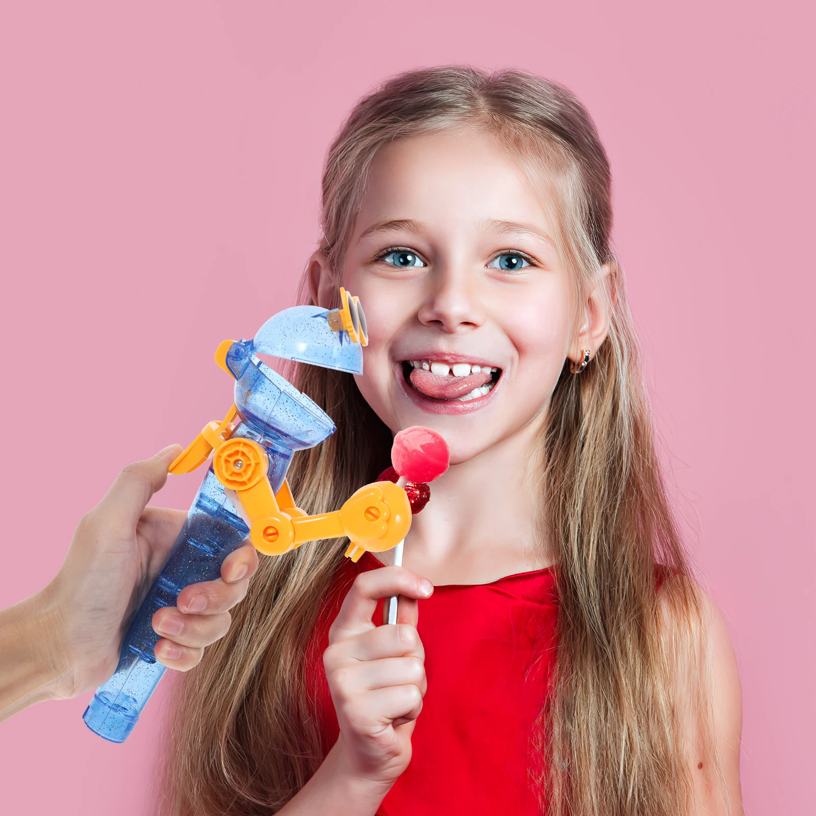 4pcs Dinosaur Lollipop Machine Robot Toys Funny Holder Blue Purple Red Black Kids Toddler Robots Lollipop Toy Practical Use
4pcs Dinosaur Lollipop Machine Robot Toys Funny Holder Blue Purple Red Black Kids Toddler Robots Lollipop Toy Practical Use