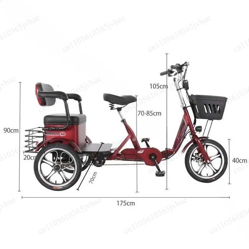 Adult Three-wheeled Scooter, Foldable All-terrain with Passenger Seat Household Model
Adult Three-wheeled Scooter, Foldable All-terrain with Passenger Seat Household Model