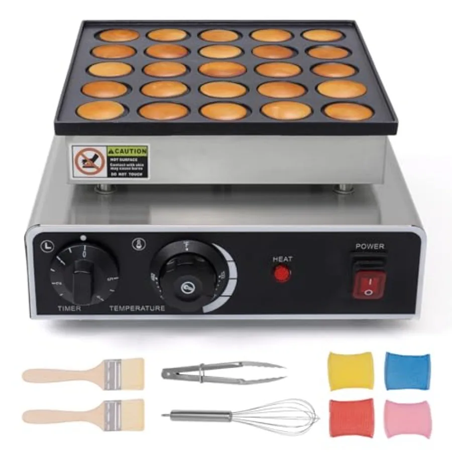 Mini Dutch Pancake Maker Commercial Mini Pancake Maker Non-stick Dorayaki Maker Electric Dutch Pancake Baker 950W Mini Pancake
Mini Dutch Pancake Maker Commercial Mini Pancake Maker Non-stick Dorayaki Maker Electric Dutch Pancake Baker 950W Mini Pancake