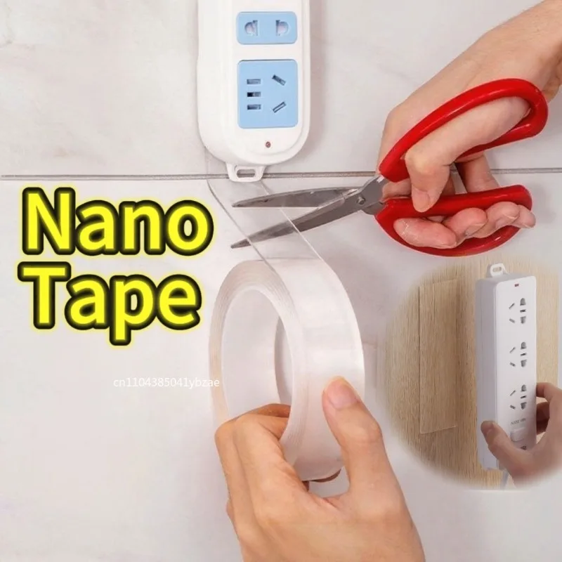 1pc Nano Tape Super Strong Double Sided Tape Extra Strong Adhesive Non-slip Waterproof Transparent Tape for Kitchen Bathroom
1pc Nano Tape Super Strong Double Sided Tape Extra Strong Adhesive Non-slip Waterproof Transparent Tape for Kitchen Bathroom