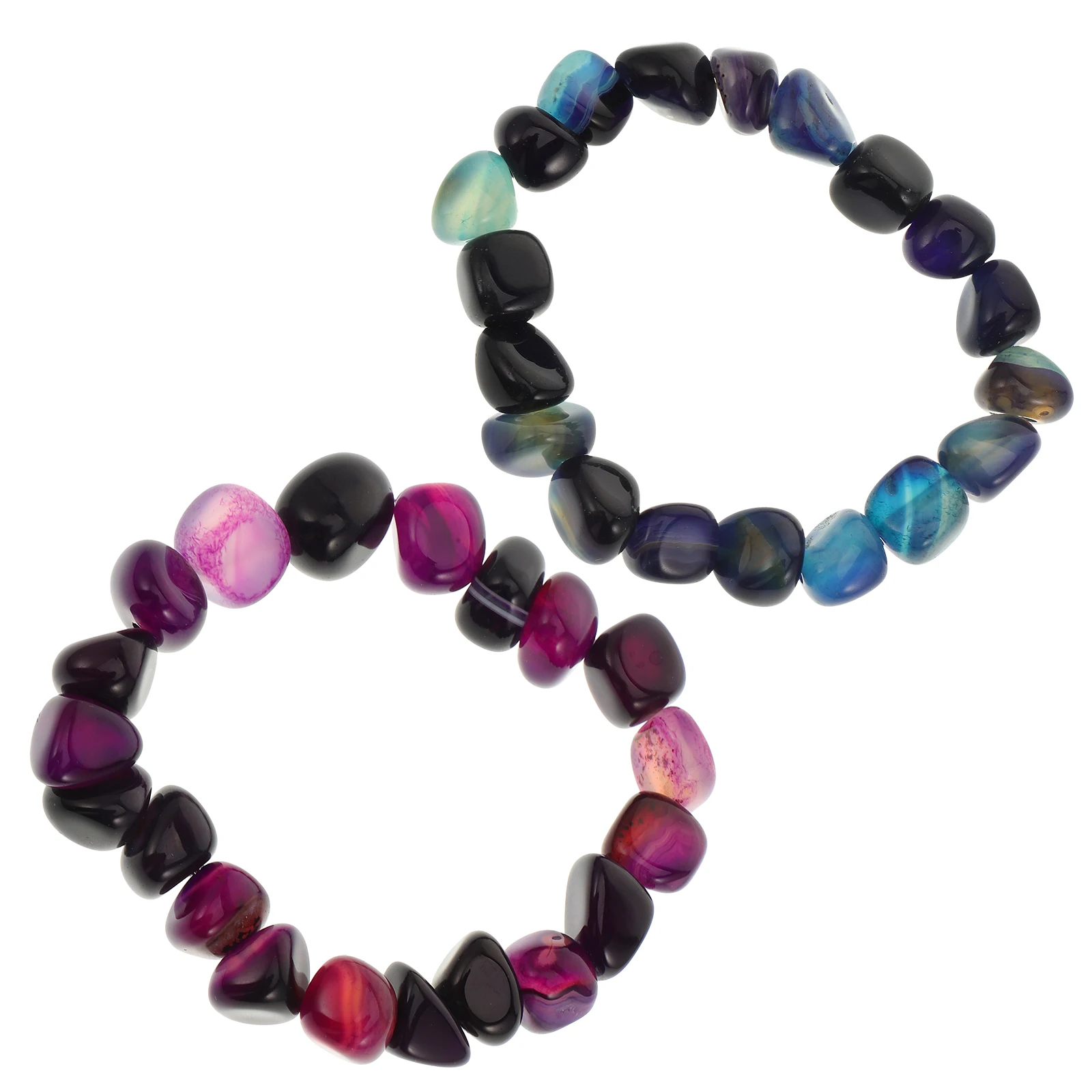2 Pcs Bracelets Multicolor Agate Gift Gemstone Jewelry Fashion Weave Beaded Colorful Men and Women
2 Pcs Bracelets Multicolor Agate Gift Gemstone Jewelry Fashion Weave Beaded Colorful Men and Women