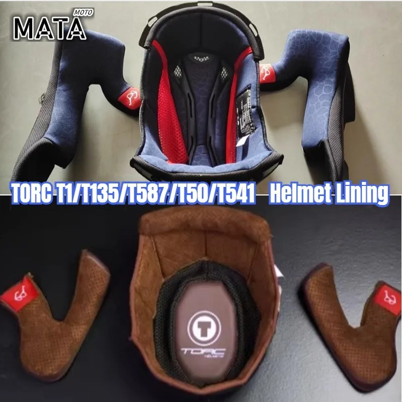 For TORC T1/T135/T587/T50/T541 Motorcycle Helmet Lining Helmet Cotton Accessories
For TORC T1/T135/T587/T50/T541 Motorcycle Helmet Lining Helmet Cotton Accessories