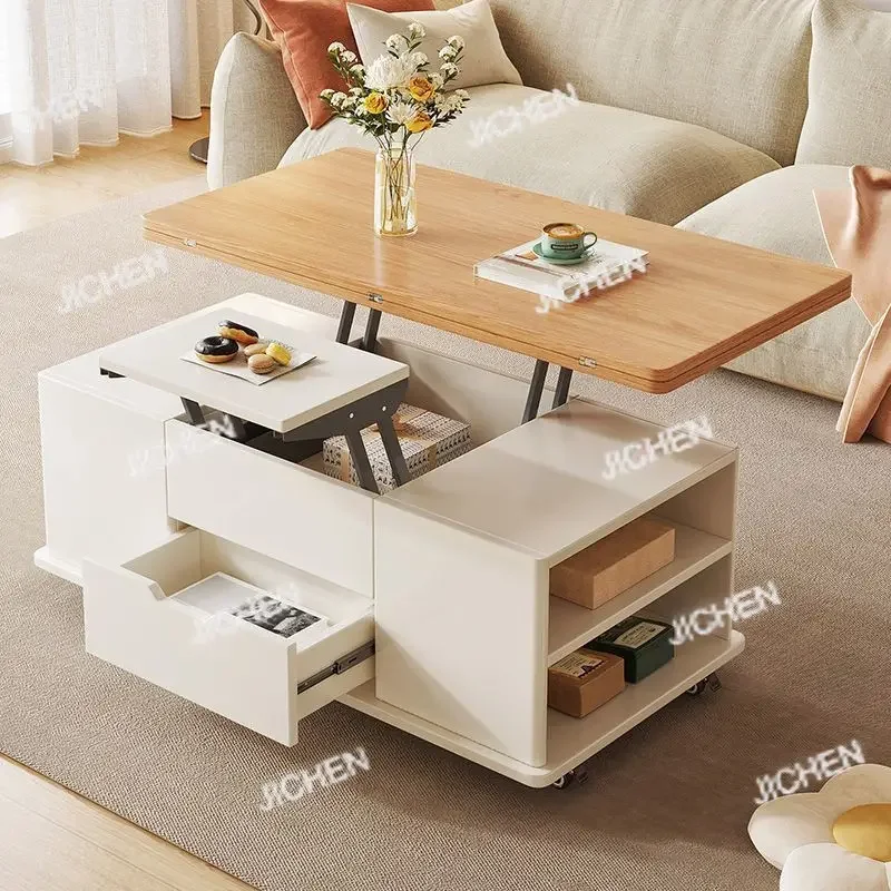 JCMultifunctional lift coffee table dining table living room movable storage folding furniture
JCMultifunctional lift coffee table dining table living room movable storage folding furniture