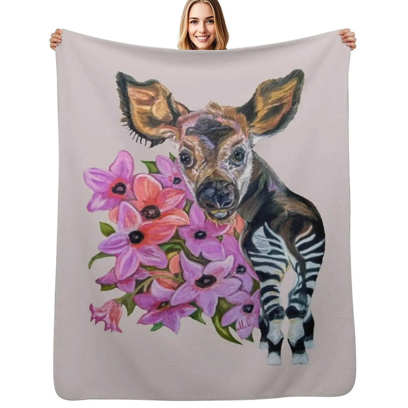 Baby Okapi Throw Blanket wednesday Retros Bed linens Cute Plaid Blanket
Baby Okapi Throw Blanket wednesday Retros Bed linens Cute Plaid Blanket