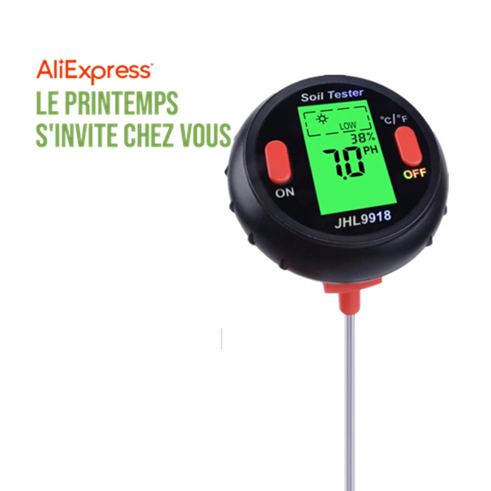 5 in 1 Soil Ph Meter Humidity Moisture Light Temp Soil Acidity Tester Moisture Sensor for Plants Flowers Garden Tool
5 in 1 Soil Ph Meter Humidity Moisture Light Temp Soil Acidity Tester Moisture Sensor for Plants Flowers Garden Tool