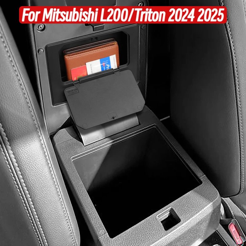 For Mitsubishi L200/Triton 2024 2025 Armrest Box Hidden Storage Tray Organizer Car Interior Accessories Black
For Mitsubishi L200/Triton 2024 2025 Armrest Box Hidden Storage Tray Organizer Car Interior Accessories Black