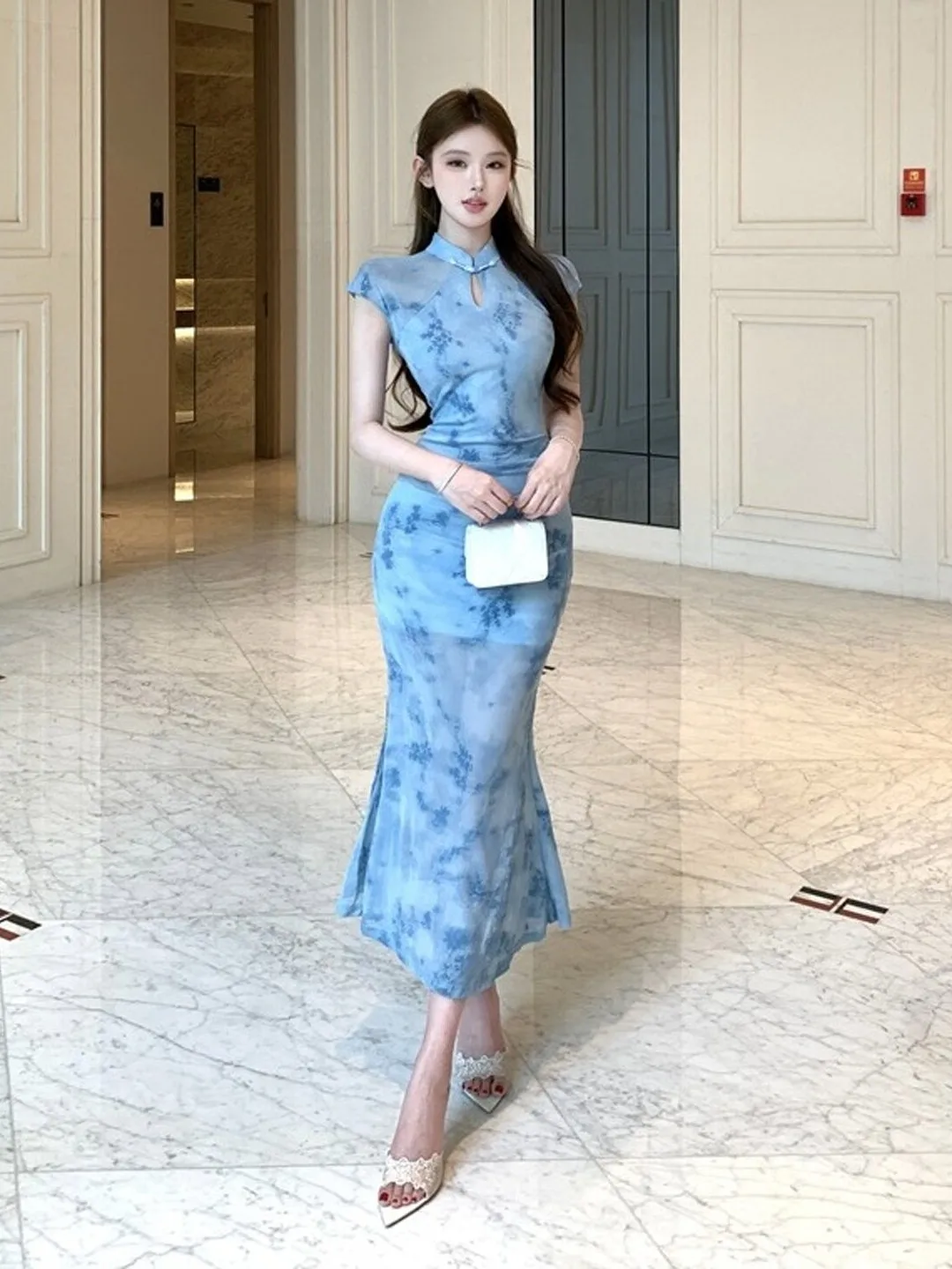 New Chinese Style National Trend Improved Dress Retro Unique Super Beautiful Print Bodycon Long Skirt Summer Women
New Chinese Style National Trend Improved Dress Retro Unique Super Beautiful Print Bodycon Long Skirt Summer Women