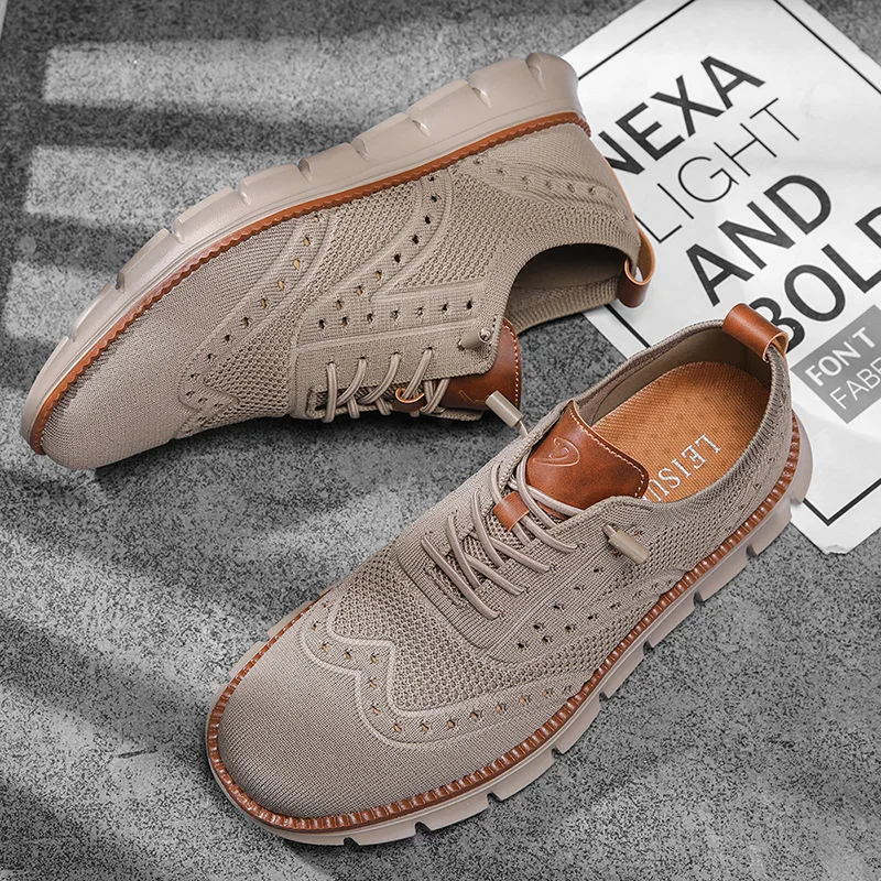 Men Stylish Mesh Shoes Brogues Soft Sole for Comfort Loafers Man Shoes Summer Lightweight Breathable Plus Size Casual Men Shoes
Men Stylish Mesh Shoes Brogues Soft Sole for Comfort Loafers Man Shoes Summer Lightweight Breathable Plus Size Casual Men Shoes
