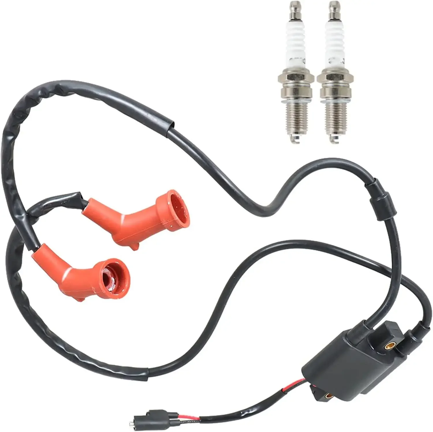 Ignition Coil Spark Plug and Cap Replacement for Polaris Sportsman 600 700 Sportsman MV7 2004 2005 2006 Replacement for 4010898
Ignition Coil Spark Plug and Cap Replacement for Polaris Sportsman 600 700 Sportsman MV7 2004 2005 2006 Replacement for 4010898