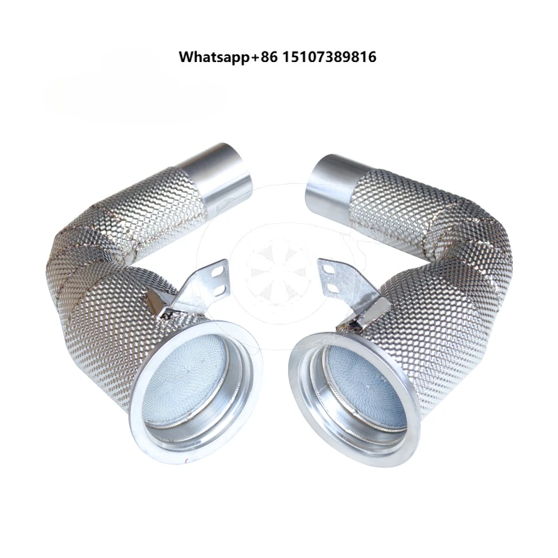 Exhaust Catted Downpipe for 19-24 911 carrera 992.1 3.0T / 25+ 911 carrera 992.2 with Heat Shield
Exhaust Catted Downpipe for 19-24 911 carrera 992.1 3.0T / 25+ 911 carrera 992.2 with Heat Shield