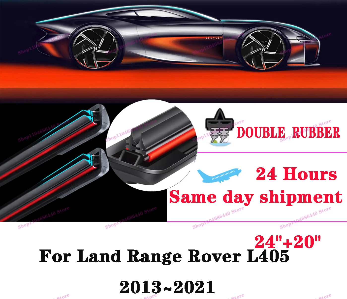 For Land Range Rover L405 2013~2021 Front Rear Set Wiper Blades Brushes Window Windscreen Windshield Cleaning Auto Accessories
For Land Range Rover L405 2013~2021 Front Rear Set Wiper Blades Brushes Window Windscreen Windshield Cleaning Auto Accessories
