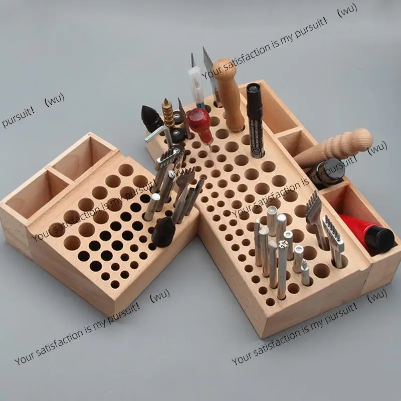 Beech leather craft tool holder 98/46 hole leather stamp punching tool storage box
Beech leather craft tool holder 98/46 hole leather stamp punching tool storage box