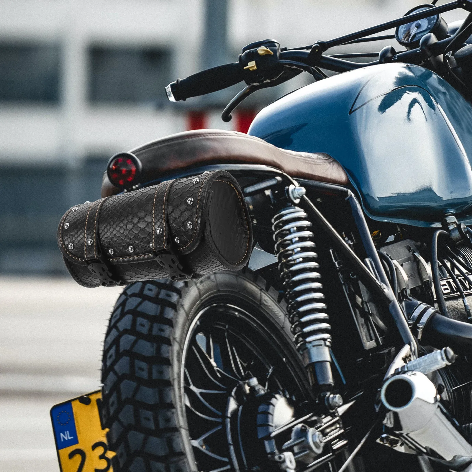 Premium Motorcycle Saddle Bag Splashproof Quick-Release Buckle Design for Front Rear Mount Compact Versatile Tail Bag