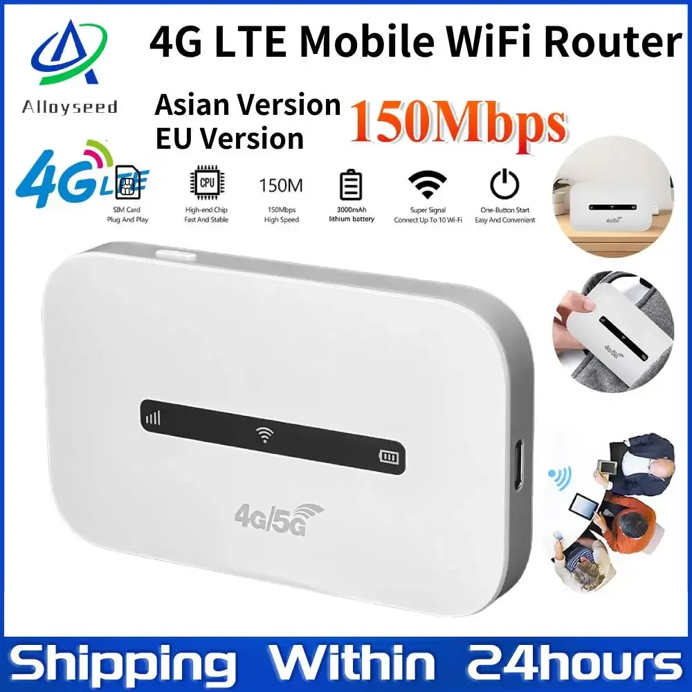 4G LTE мобильный Wi-Fi маршрутизатор 150 Мбит/с карманная мобильная точка доступа портативный беспроводной интернет-маршрутизатор со слотом для SIM-карты для дома, автомобиля, путешествий
4G LTE мобильный Wi-Fi маршрутизатор 150 Мбит/с карманная мобильная точка доступа портативный беспроводной интернет-маршрутизатор со слотом для SIM-карты для дома, автомобиля, путешествий