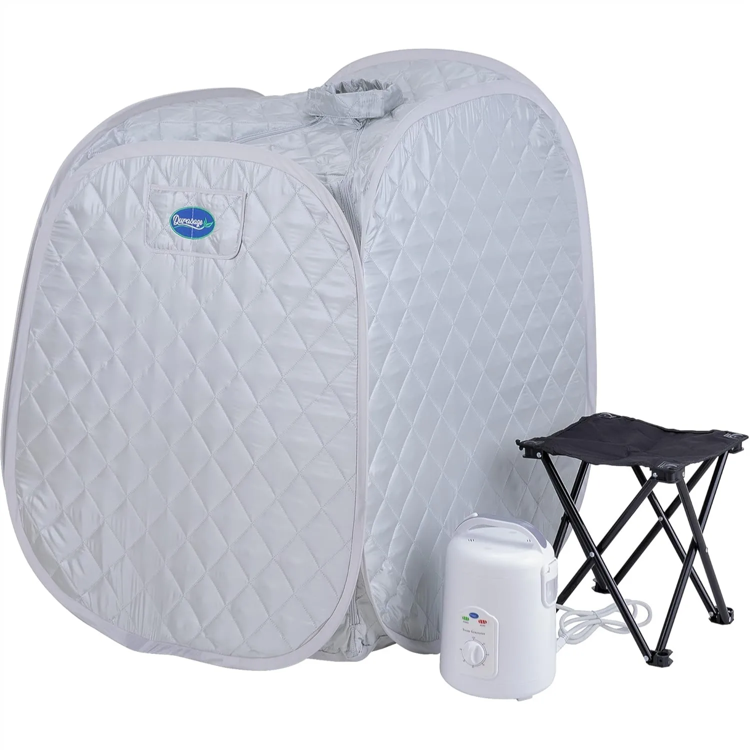 Portable Steam Sauna with 800W Generator, Foldable Tent, Timer, Chair - Home Spa Relaxation Unit for Personal Use
Portable Steam Sauna with 800W Generator, Foldable Tent, Timer, Chair - Home Spa Relaxation Unit for Personal Use