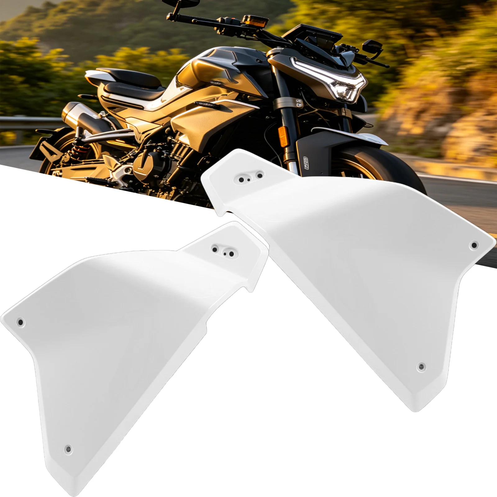 For CFMOTO 450MT Original Motorcycle Radiator Guard Plate Protective Shell Parts Water Tank Oil Tank Cover Ornamental Mouldings
For CFMOTO 450MT Original Motorcycle Radiator Guard Plate Protective Shell Parts Water Tank Oil Tank Cover Ornamental Mouldings