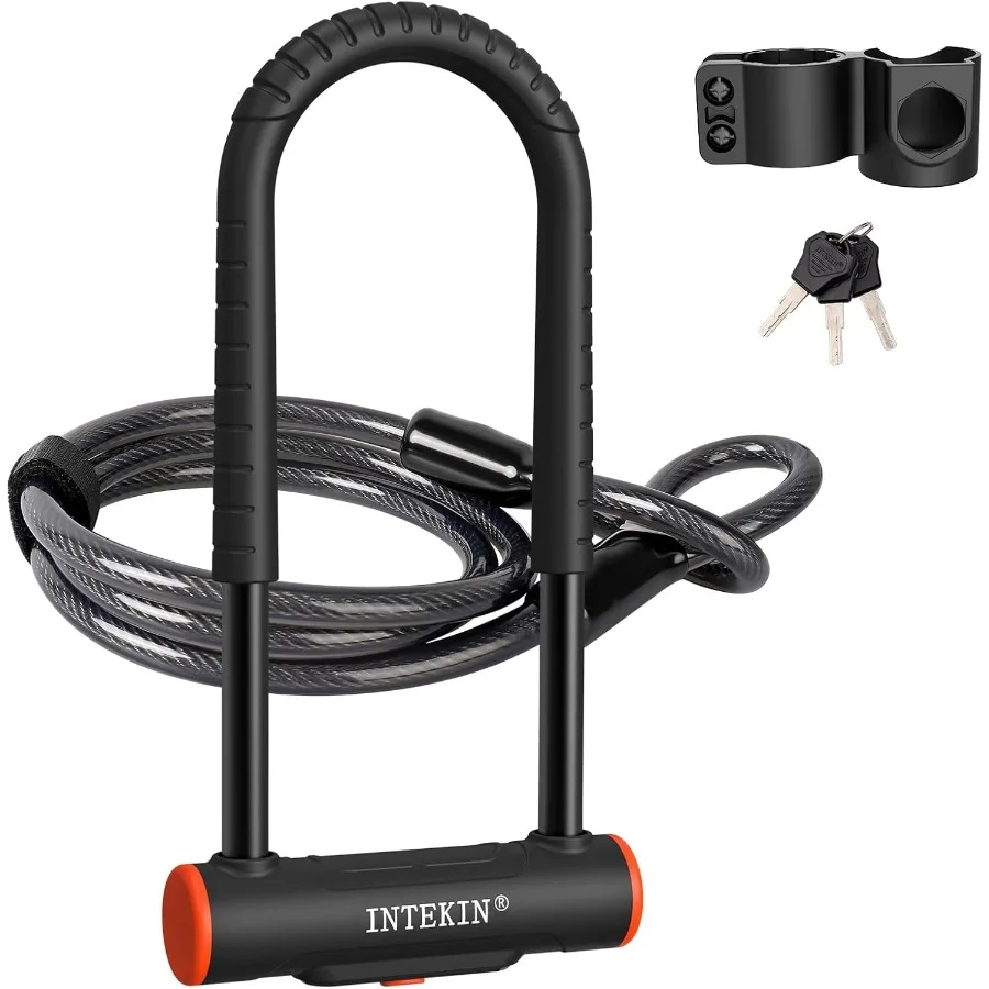 Heavy Duty 16mm U Lock with 3ft 5ft 6ft Security Cable and Sturdy Mounting Bracket for Secure Bicycle Motorcycle and Other Vehi
Heavy Duty 16mm U Lock with 3ft 5ft 6ft Security Cable and Sturdy Mounting Bracket for Secure Bicycle Motorcycle and Other Vehi