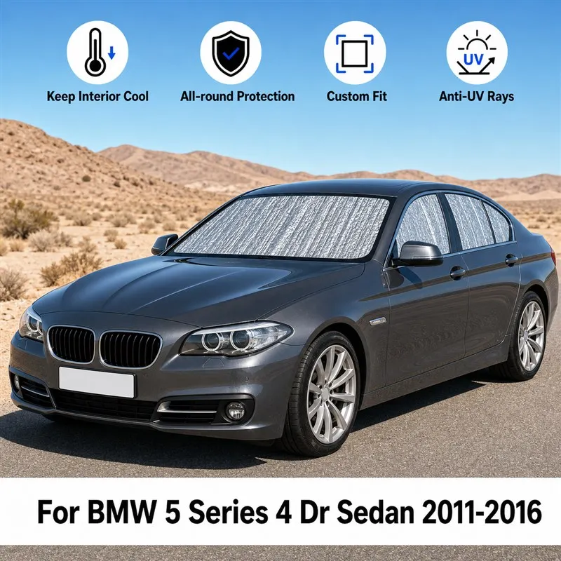 For BMW 5 Series 4 Dr Sedan 2011-2016 Full Set Car Window Sunshades UV Block Privacy Heat Insulated Foldable Car Curtain
For BMW 5 Series 4 Dr Sedan 2011-2016 Full Set Car Window Sunshades UV Block Privacy Heat Insulated Foldable Car Curtain