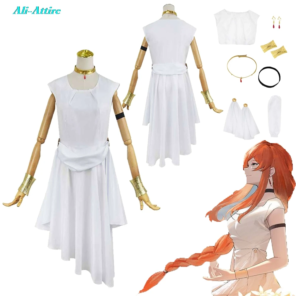 Аниме Sousou No Frieren Косплей Flamme Белое Платье Ткань Женская Вечеринка Маскировка Наряд Костюмы Ролевая Игра Хэллоуин Костюм Карнавал
Аниме Sousou No Frieren Косплей Flamme Белое Платье Ткань Женская Вечеринка Маскировка Наряд Костюмы Ролевая Игра Хэллоуин Костюм Карнавал