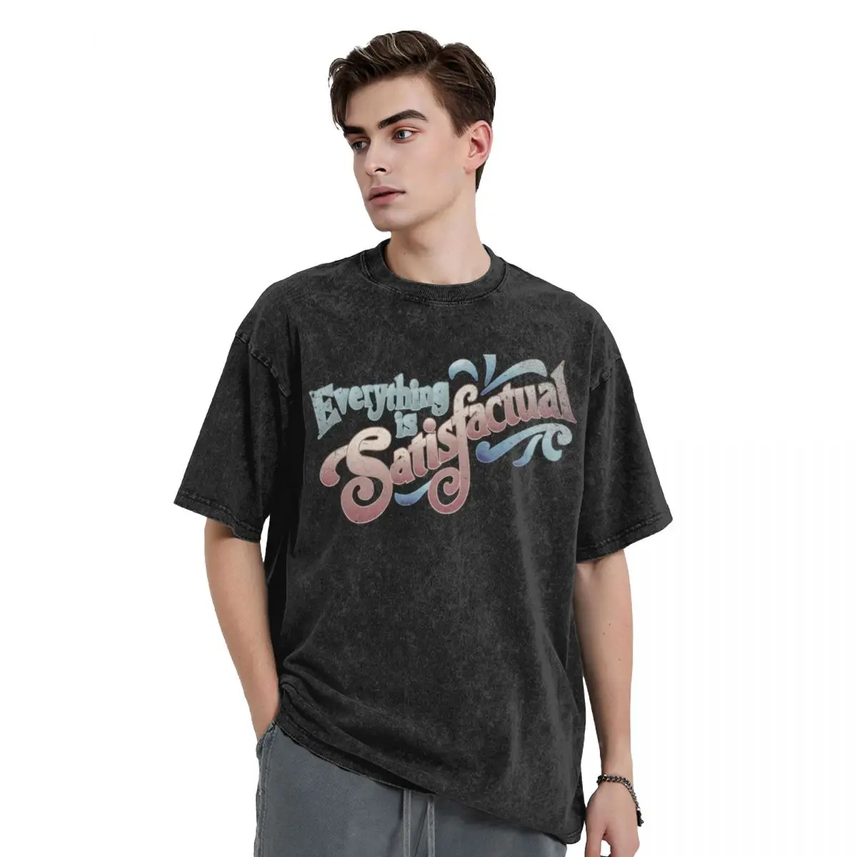 Everything Is Satisfactual T-Shirt boys animal print anime stuff compression shirt men
Everything Is Satisfactual T-Shirt boys animal print anime stuff compression shirt men