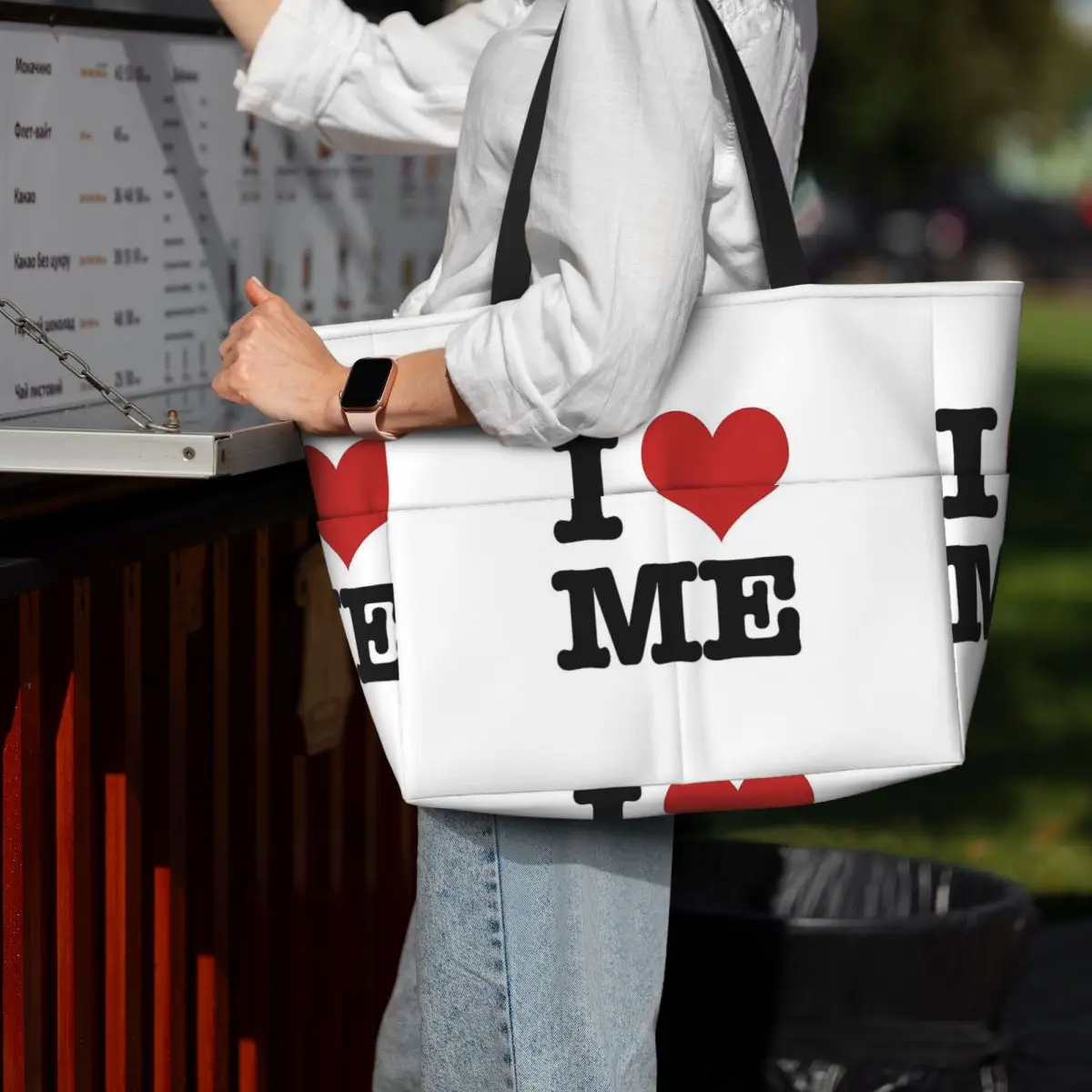 I Love Me Beach Tote Bag Sport Gym Yoga Duffle Large Tote Bag Women Travel Bag Fitness bag
I Love Me Beach Tote Bag Sport Gym Yoga Duffle Large Tote Bag Women Travel Bag Fitness bag