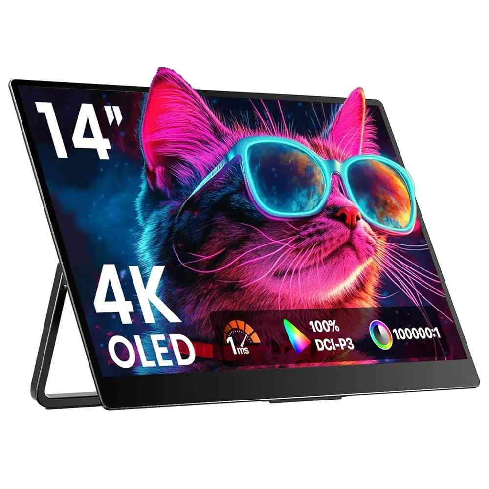 Free ShippingPortable Monitor 14 inch 4K 3840X2400 100000:1 100% DCI-P3 OLED HDMI USB-C Travel Monitor for Laptop MacBook PC Sur
Free ShippingPortable Monitor 14 inch 4K 3840X2400 100000:1 100% DCI-P3 OLED HDMI USB-C Travel Monitor for Laptop MacBook PC Sur