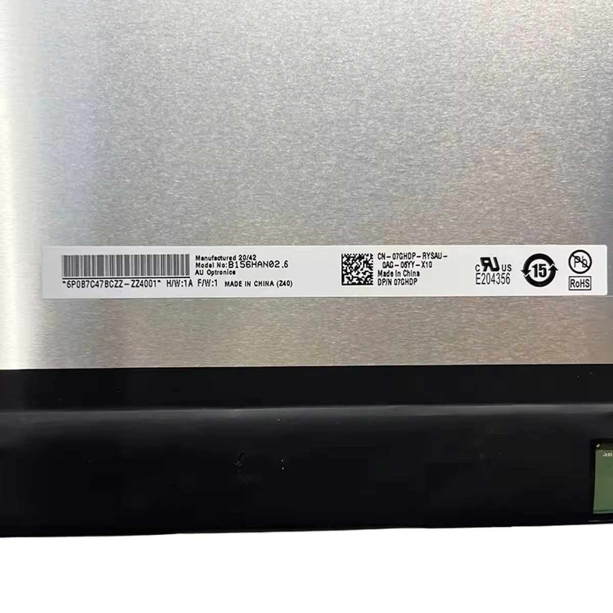 B156HAN02.6 подходит для B156HAN02.5 LM156LFDL LM156LFDL02 LP156WFC SPM1 EDP 30-контактный ЖК-экран для ноутбука FHD 
B156HAN02.6 подходит для B156HAN02.5 LM156LFDL LM156LFDL02 LP156WFC SPM1 EDP 30-контактный ЖК-экран для ноутбука FHD