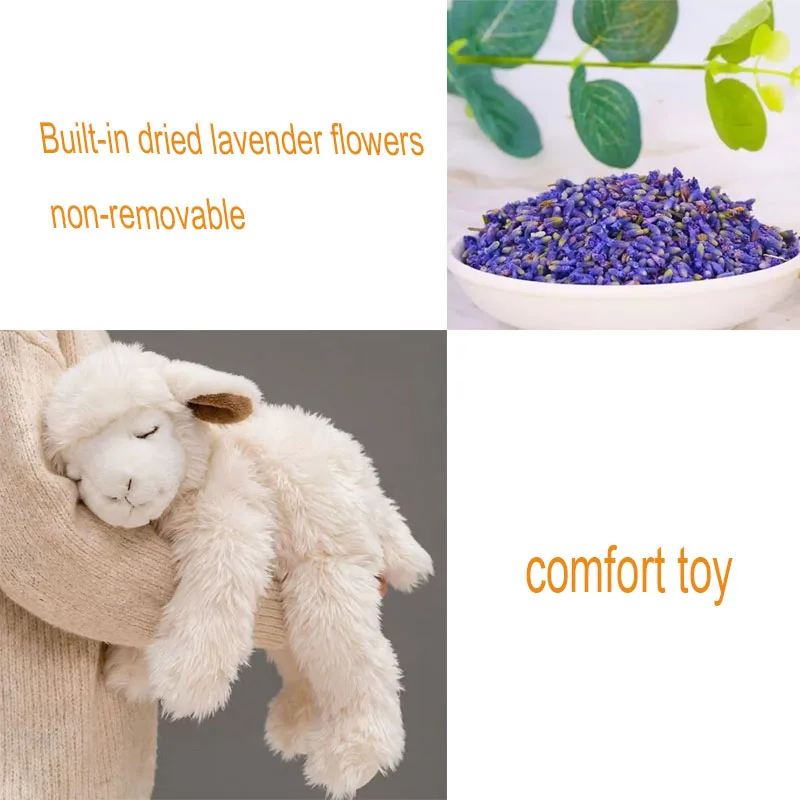 fluffy sleeping lamb plush cuddle sheep stuffed toy regular lavender built in non removable sachet soothing bedtime comfort gift
fluffy sleeping lamb plush cuddle sheep stuffed toy regular lavender built in non removable sachet soothing bedtime comfort gift