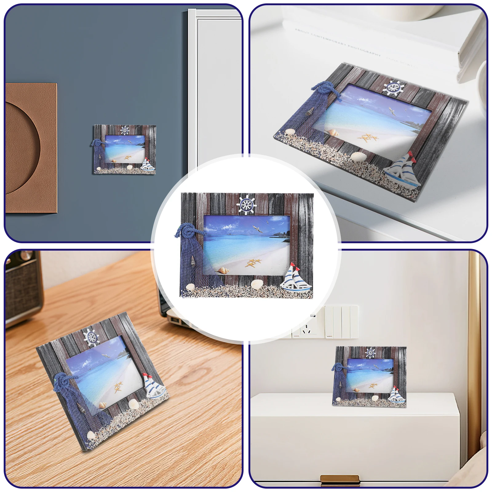 Photo Frame Ornaments Ocean Style 7 Inch Retro Stand Home Decor Display Tabletop Picture Frames For Photos Wood Desktop
Photo Frame Ornaments Ocean Style 7 Inch Retro Stand Home Decor Display Tabletop Picture Frames For Photos Wood Desktop