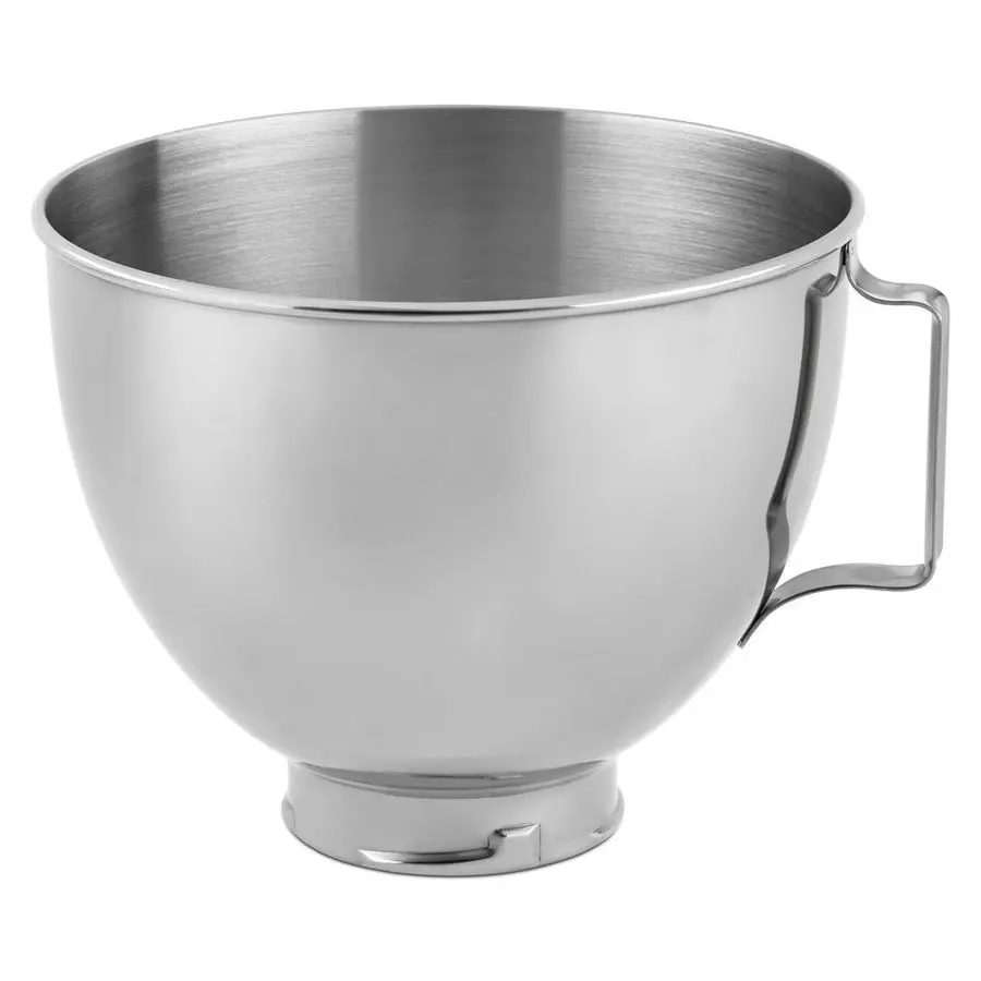 4.5 Quart Polished Stainless Steel Bowl with Handle K45SB
4.5 Quart Polished Stainless Steel Bowl with Handle K45SB